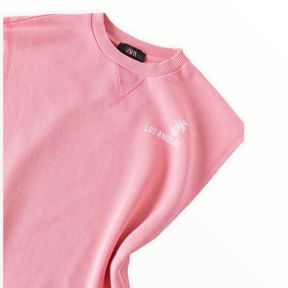 ZARA Kids | Pink | PLUSH SURF DRESS - Picture 4 of 8